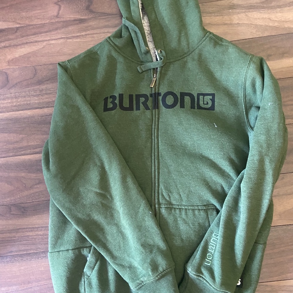 Burton zip up sweater